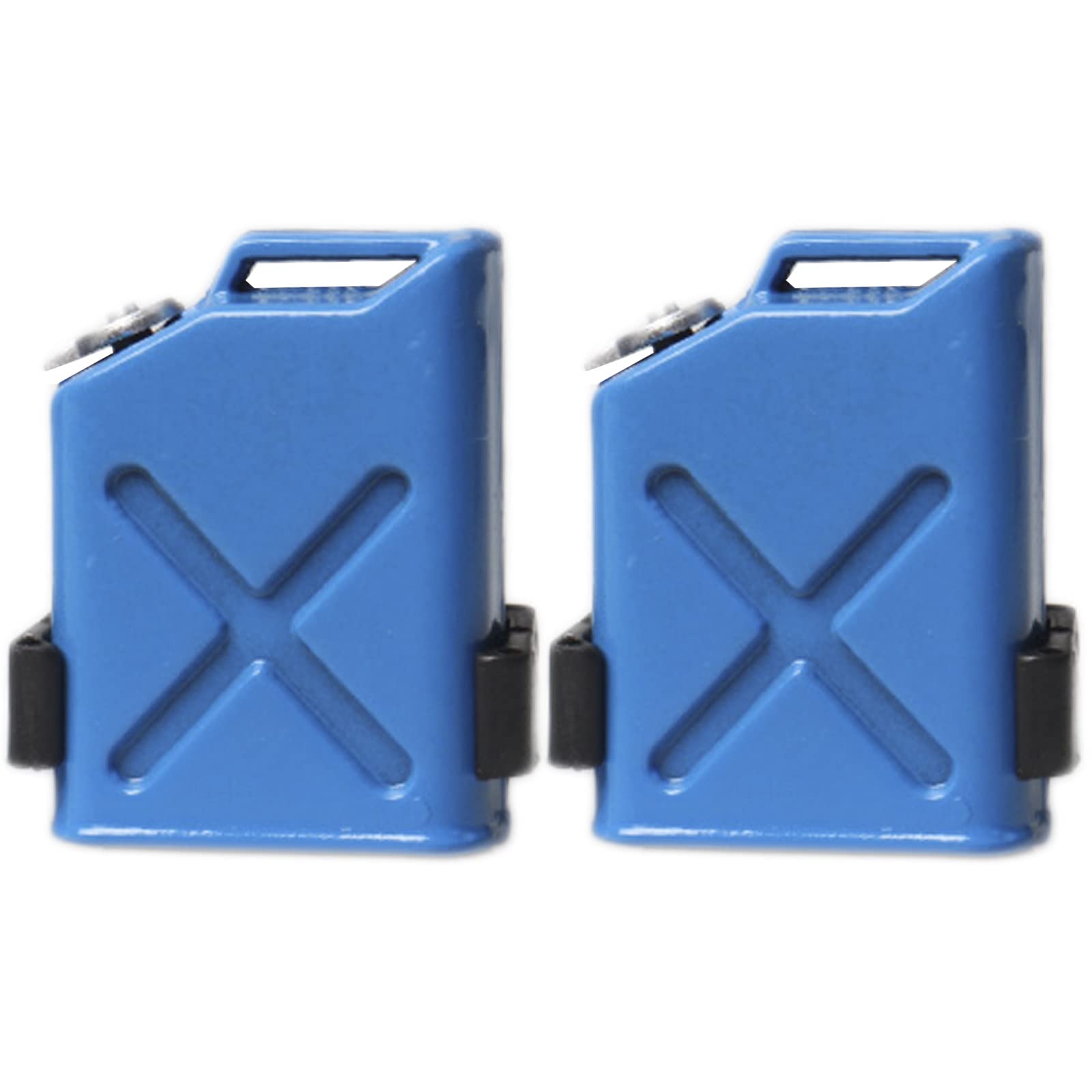 2Pcs RC Mini Fuel Tank,WONFAST Simulation Plastic Mini Fuel Tanks Decoration Accessory Compatible with 1/10 RC Rock Cralwer Car for TRX4 Axial SCX10