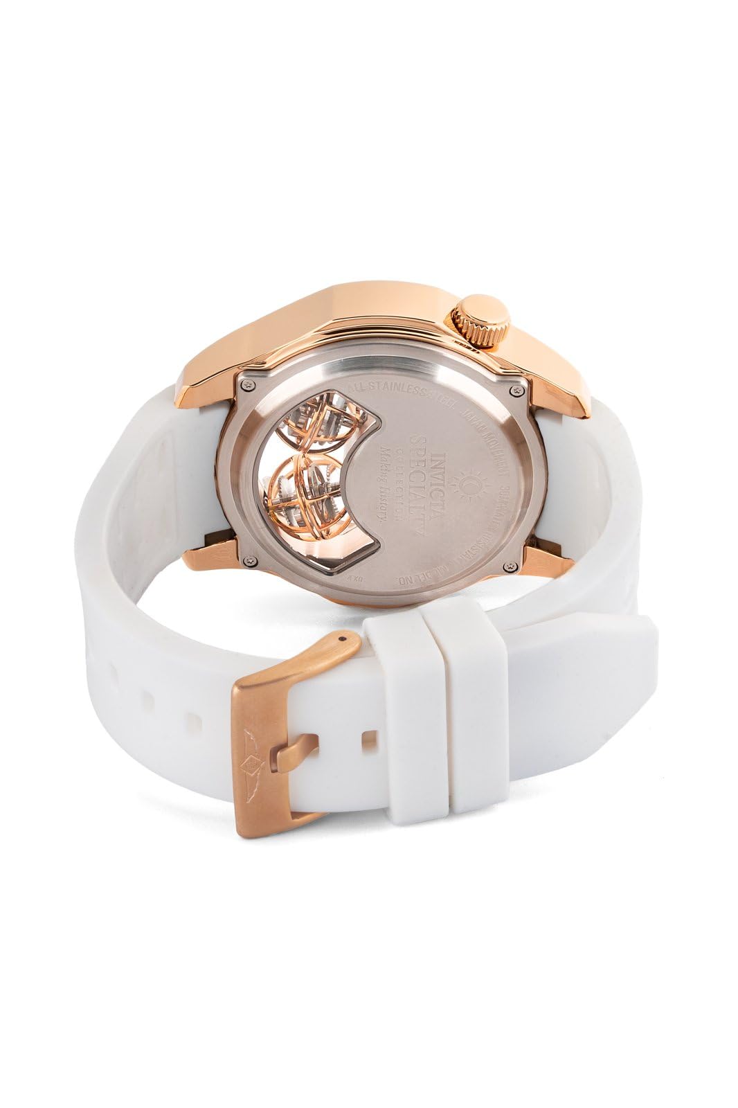 INVICTA Specialty 47376 Reloj para Hombre - Impermeable - Analógico - Movimiento Cuarzo - Acero Inoxidable con Esfera Plata - 46mm