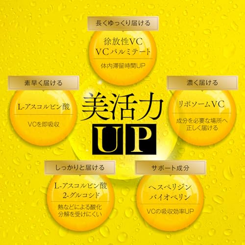 VITAS リポソームビタミンC 高濃度 ビタミンC サプリメント 90粒 の商品画像 2