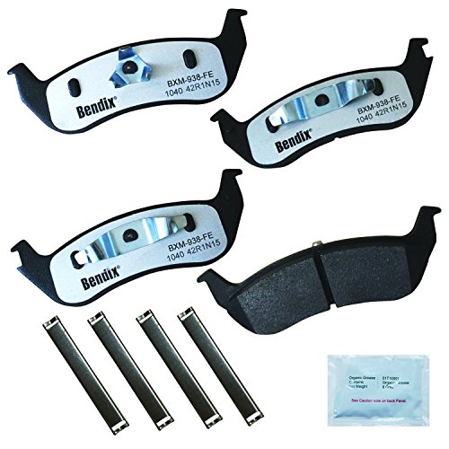 Image of Bendix Fleet Metlok MKD1040FM Semi-Metallic Rear Brake Pads for Ford Crown Victoria 2007-2003