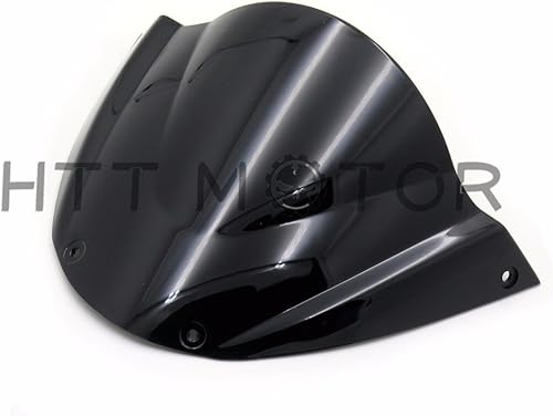 Miniatura 3 de SMT-Parabrisas compatible con Ducati Monster 696 2008 2009 2010 2011 2012-2014 negro B074V39YYR
