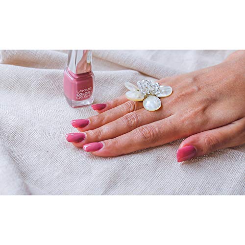 Image of Lakme True Wear Color Crush Nail Color, Shimmery Finish, Shade 43, 9 Ml