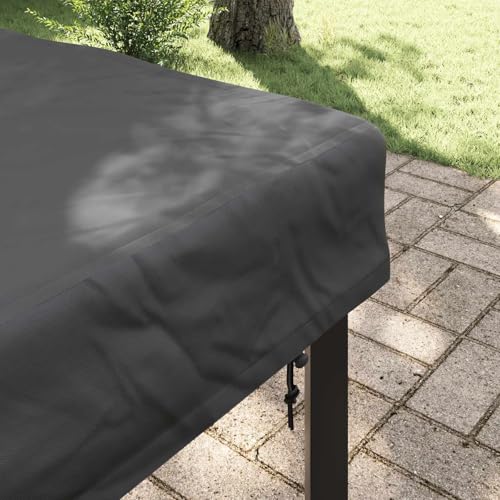 Nappe en tissu noir imperméable et résistant aux intempéries - 4