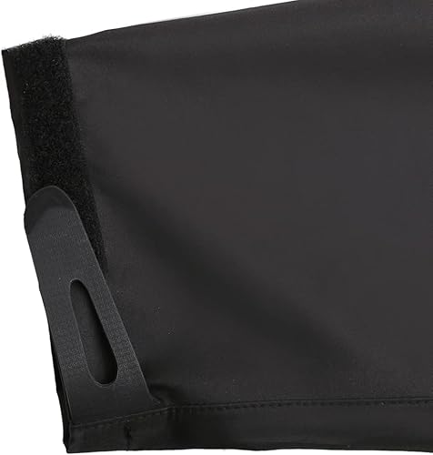 Vista 7 de Kylebooker Chaqueta de vadeo de pesca con mosca, actividades al aire libre, chaquetas impermeables para hombres y mujeres Negro