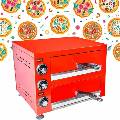 GZYHDC Cuisinière À Pizza De Table À 2 Étages, Cuisinière Électrique Commerciale En Acier Inoxydablâ€¦ – Vignette