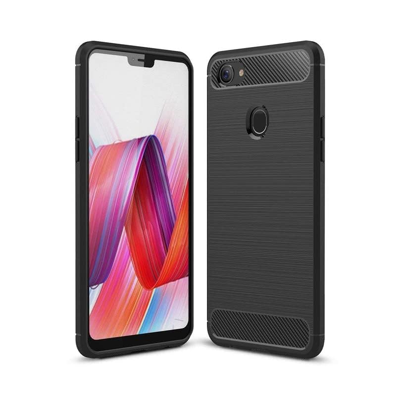 Image of Hybrid Carbon Fiber Back Case for Oppo F7 (Black)