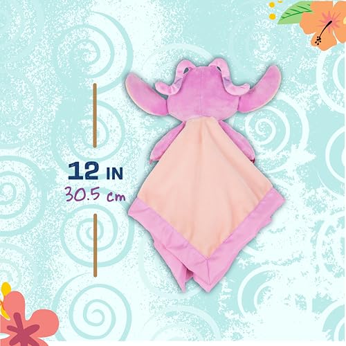 Kids Preferred Disney Baby Lilo and Stitch 12 Inch Angel Plush Newborn Toddler Baby Blanket Lovey, Snuggle Toy Stuffed Animal Baby Blankets for Girls by KIDS PREFERRED - Used condition - Image 4