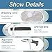 ElevateTech Adjustable Eyelash and Eyebrow Protector Shower Goggles Shield, 2 Pcs Shower Face Eye Shield for Eyelash Extensions Microblading Aftercare Cataract Surgerys Recovery, Glasses-Friendly