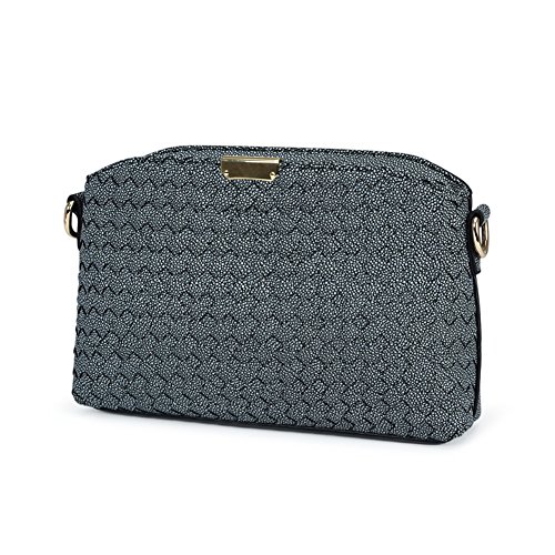 Sac téléphone portable motif tissé porte-monnaie bandoulière été et pochette une épaule