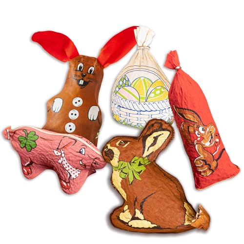 WURSTBARON® Ostersalami Set mit scharfen Hasen, Osterei, Osterhasen - Tolles Salami Geschenk schmackhafte Wurst für Ostern, 1740g