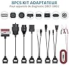 Citroën Type H, comme un avion sans ailes AUTOUTLET Un Ensemble de 8 Adaptateurs Kit de Câble d'Adaptateur de Diagnostic pour Appareil de Diagnostic Universel Auto OBD2 OBD1 Câble d'Adaptateur de Diagnostic pour AutoCom Delphi CDP DS150Er #5
