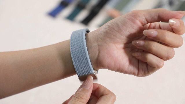 Magnetic Braided Stretchy Loop - Compatible with Apple Watch Band 42mm 46mm 40mm 41mm 44mm 45mm 38mm Ultra 3/2 49mm Women Men,Elastic Woven Fabric Nylon Strap for iWatch 11 10 9 8 7 6 5 4 3 SE Ultra