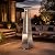 Kingdura 48,000 BTU Pyramid Patio Heater with Cover & Wheels, Outdoor Patio Heaters for Outdoor Use, Triple Safety Protection, 88" Quartz Glass Tube Propane Heater for Deck Backyard Commercial Balcony