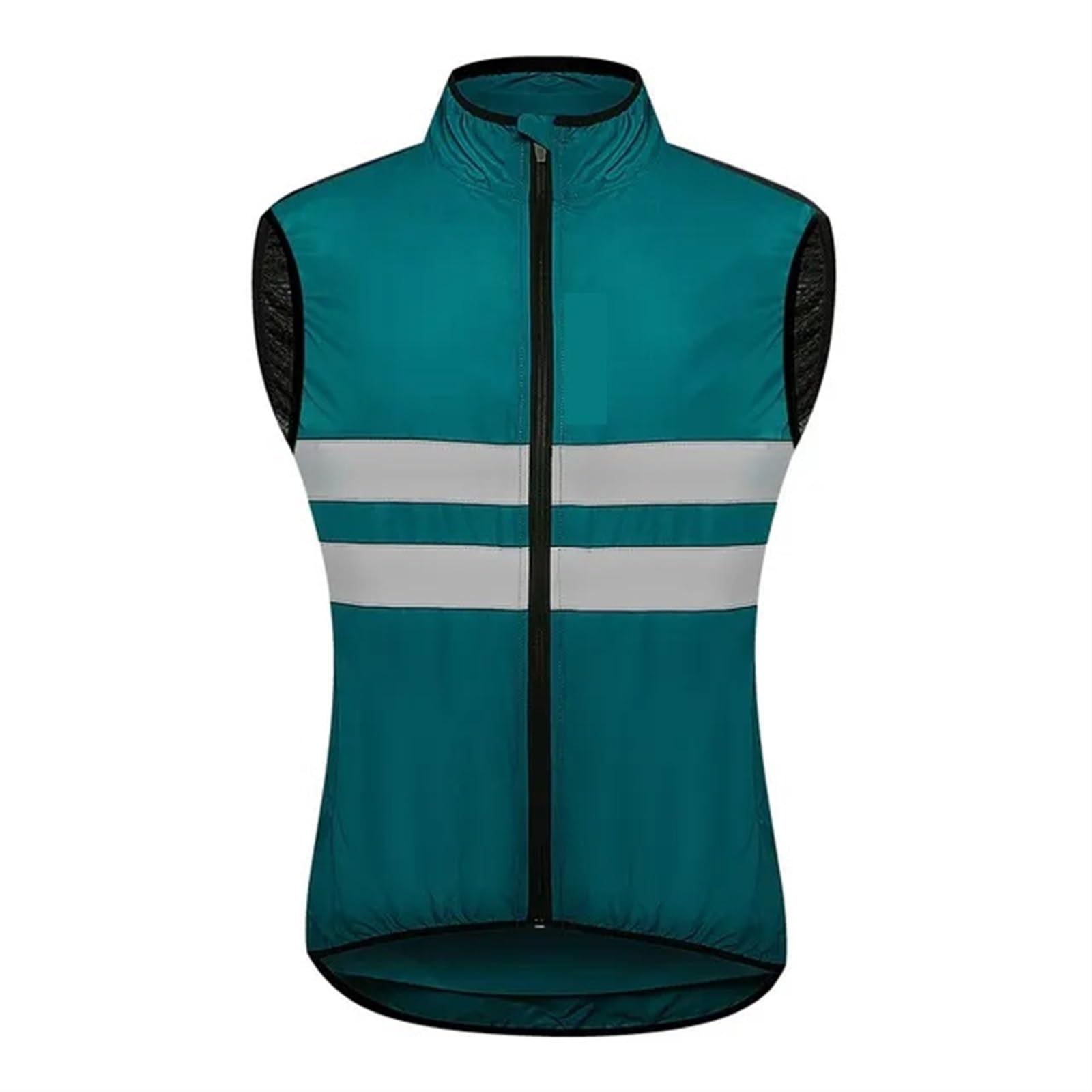 Chaleco de Ciclismo Reflectante, Chaqueta sin Mangas, Transpirable, Resistente al Viento, for Correr, for Hombres y Mujeres(Blue,EU 3XL (Asia 4XL))