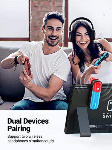Ugreen Bluetooth 5.0 Transmitter Compatible For Nintendo Switch Switch Lite 3.5Mm Audio Adapter With Aptx Low Latency Supports Wireless Bluetooth Headphones And Speakers #TOP1