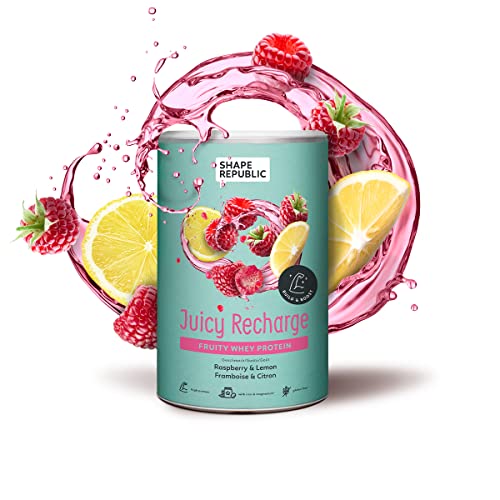 SHAPE REPUBLIC Fruity Clear Whey Proteinpulver | »Juicy Recharge« | Post Workout | 300g | Himbeere & Zitrone