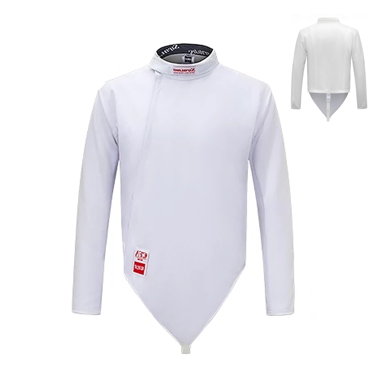 WRYSQBHJYB Fencing Uniform, Fencing Jacket, 900N, Anti-puncture, Foil/Epee/Saber Fencing Protective Clothing for Left Hand(52#)