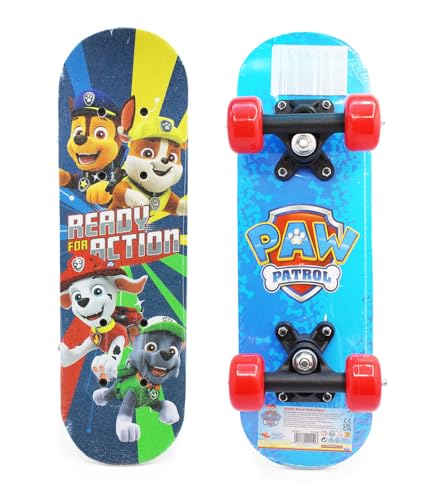 Joy ToyPaw Patrol Mini Skateboard aus Holz 43x12x8 cm