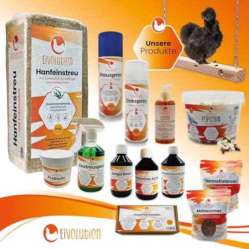 Eivolution Bio-Aufzuchtfutter Geflügel 14kg - Proteinreich - Für Küken, Hühner, Wachteln, Puten
