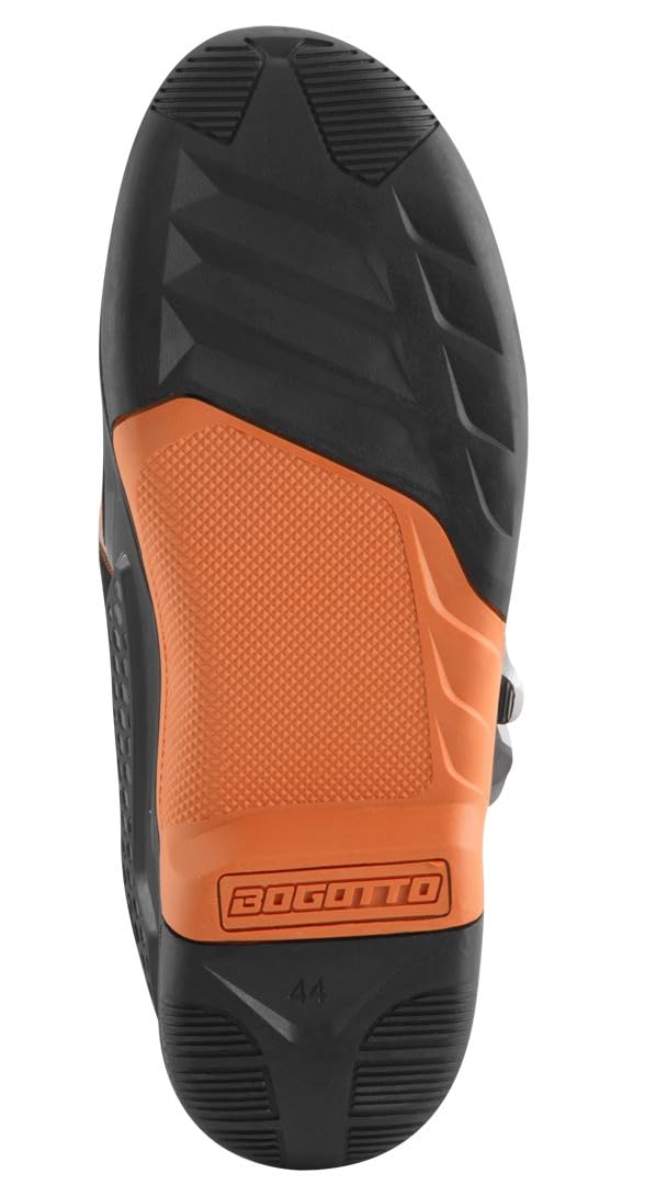 Bogotto MX-6 Stivali motocross, arancione/nero, 43