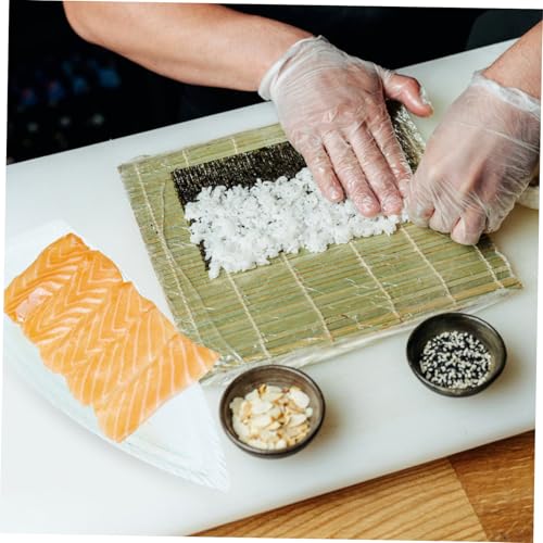 Plato para sushi acrílico en forma de barco 39x19x5 cm miniatura 6