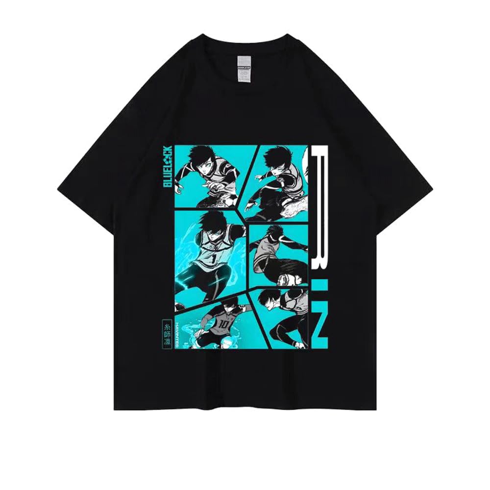 Amazon.co.jp: ブルーロック Tシャツ 短袖 潔世一 ミヒャエル