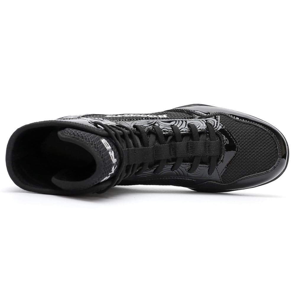 Scarpe da Boxe da Uomo per Giovani, Leggere in Mesh, Alte, da Kickboxing, per Combattimento e Allenamento Atletico Fitness