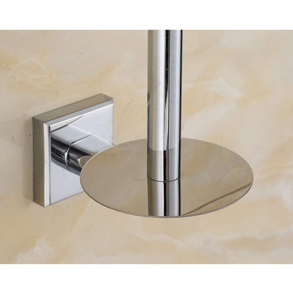 Portarrollos de Papel higiénico Adhesivo sin Perforaciones para baño de Acero Inoxidable Cepillado