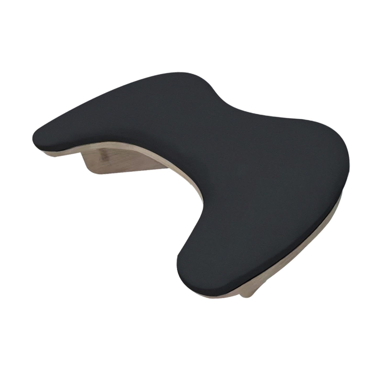 harayaa Poggiabraccio a forma di U in pelle PU Poggiamano per unghie Cuscino poggiamano per unghie Supporto staccabile Portatile per saloni Unghie Tech Home, nero