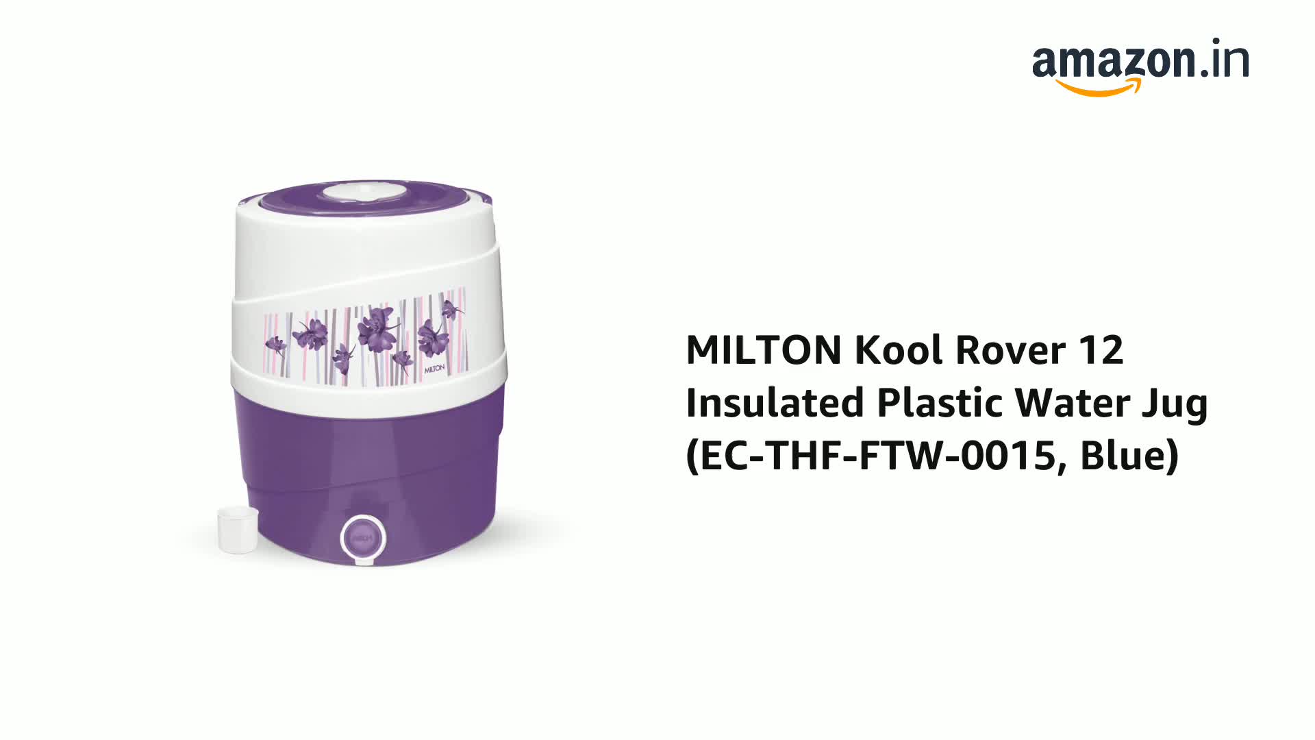 MILTON Kool Rover 12 Insulated Plastic Water Jug (EC-THF-FTW-0015