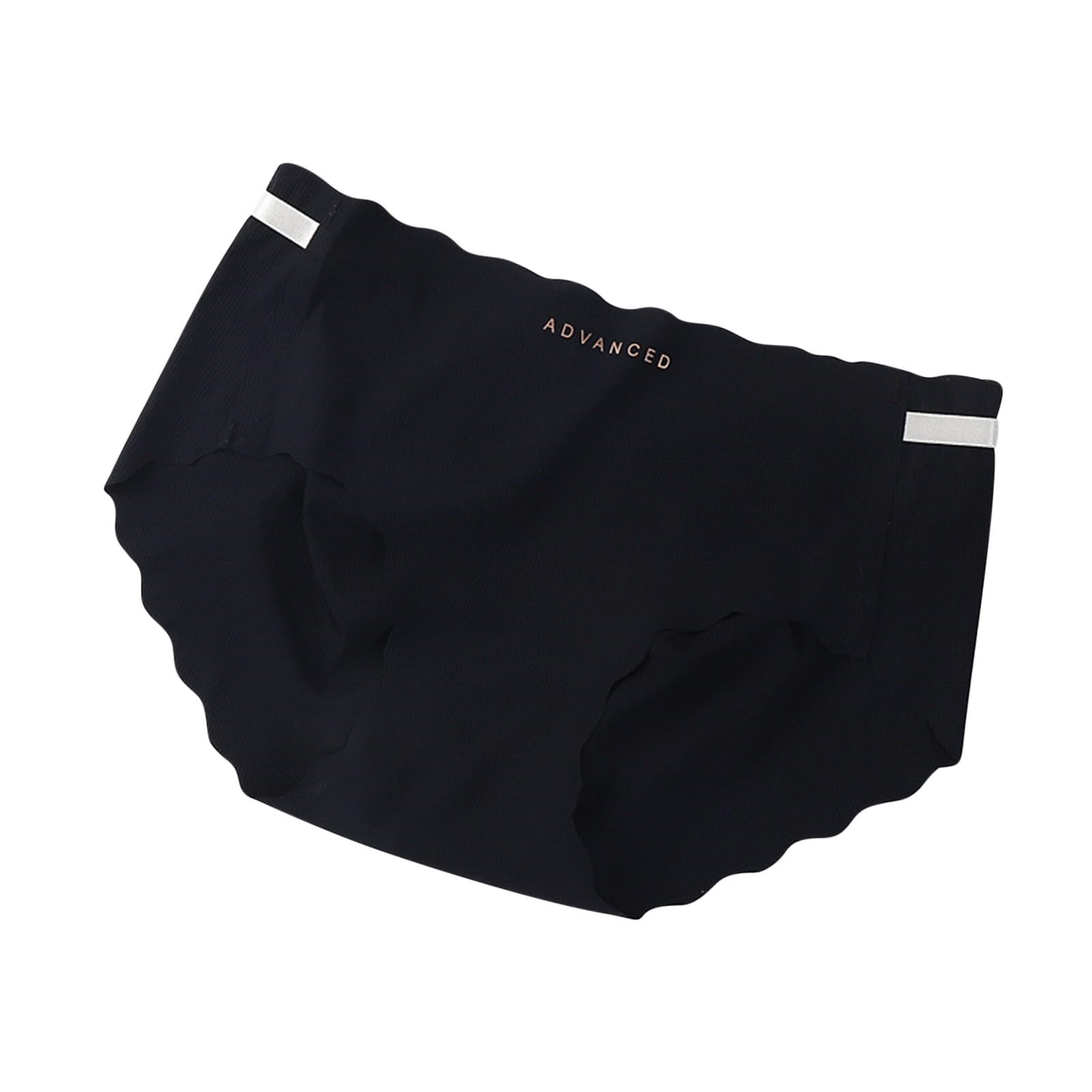 Womens Underpants Seamless Mid-waist Thin Panties Soft Briefs Stretchy Underwear Breathable Tummy Control Panty