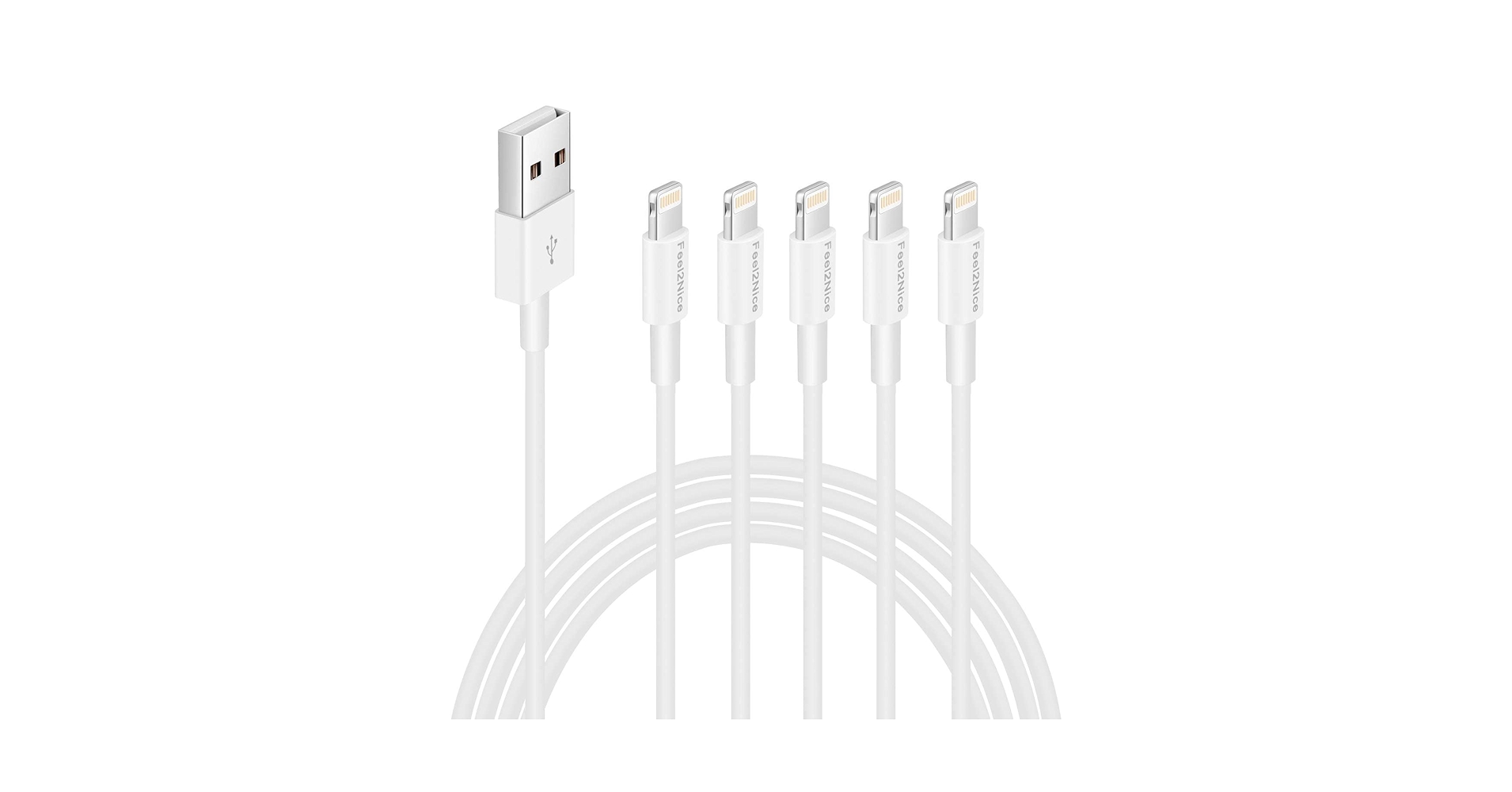 Amazon.com: Apple iPhone Charger - 5Pack 3FT Lightning Cable