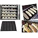 Silicone Bread Mold 5 Loaf Baking Mould Flexible Reusable Forms Shapes Non Stick Perforated