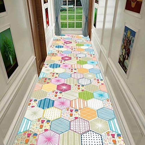 Alfombras de pasillo para entrada familiar exterior e interior ZRUYI de diseño 3