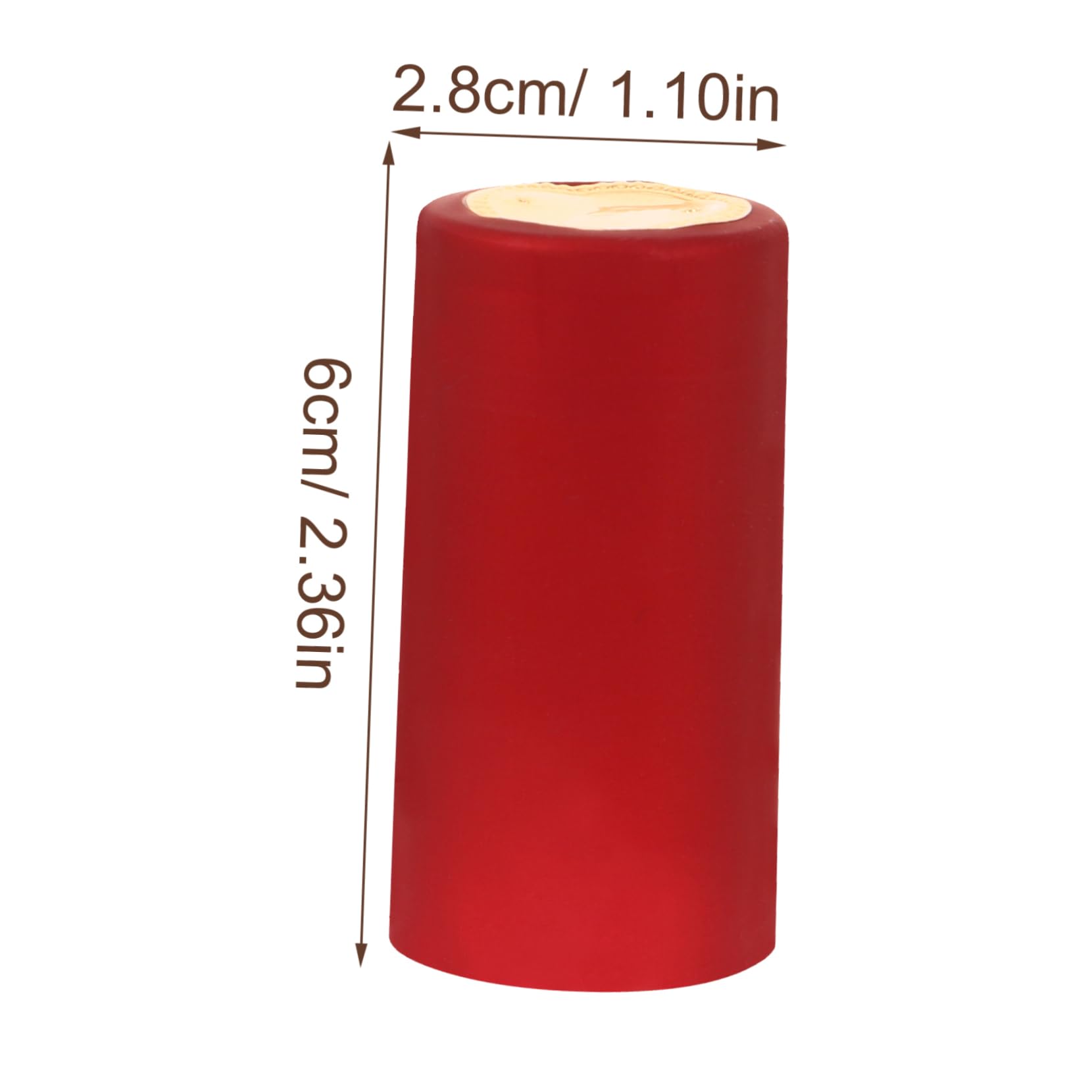 Alipis 100pcs Wine Heat Shrink Capsules Easy to Use Sealing Wraps for Wine Bottles Safe Material Look Height
