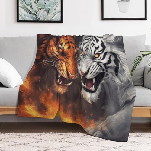 Manta de franela Yin-Yang 130x150 cm tacto suave y forro polar para sofa 3