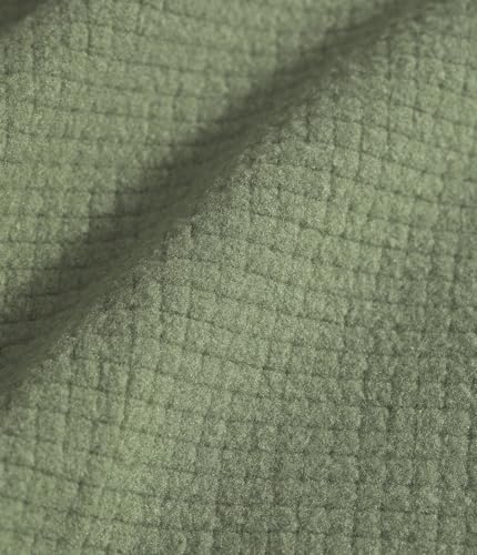 Image of THE NORTH FACE mens Cedar Trail Grid Fleece Quarter Zip Jacket | Cold Weather Top With Durable, Reinforced Bindings