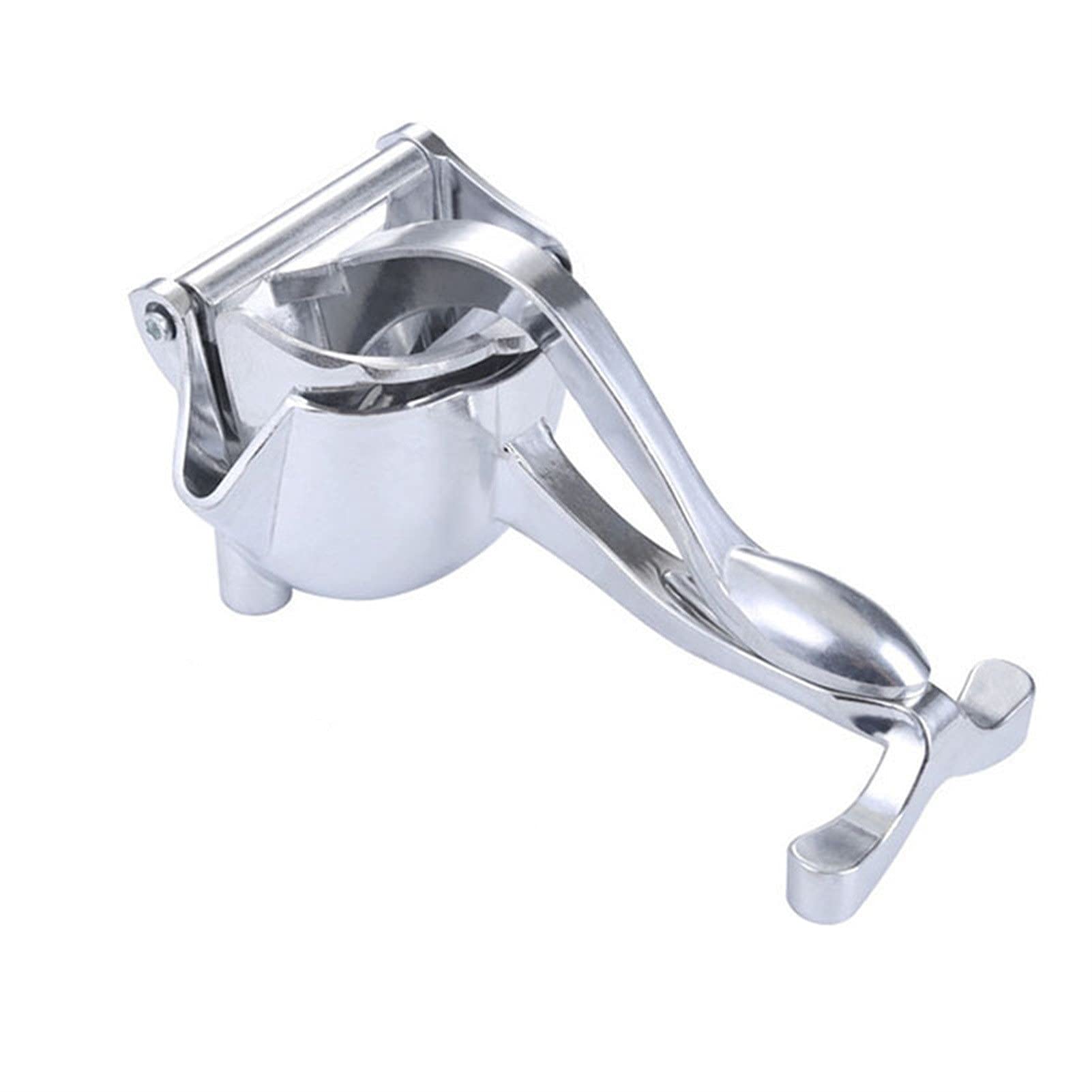 Manueller Saft Aluminiumlegierung Obst Squeezer & Handdruck Juicer für Granatapfel Orange Zitrone Küchenwerkzeuge (Color : Silver)