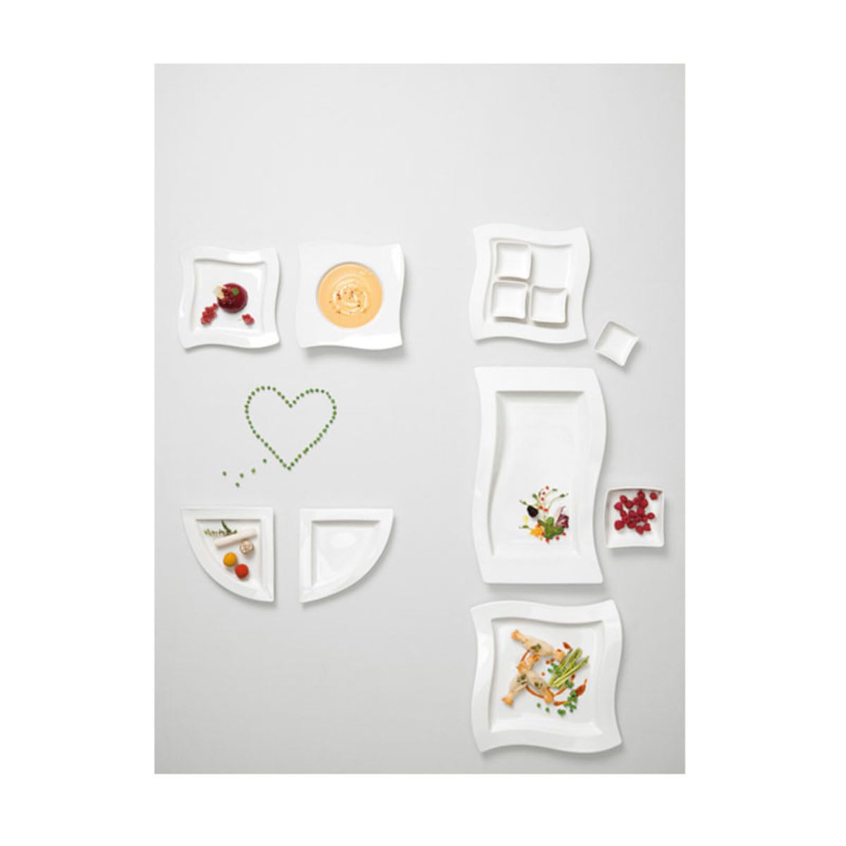 Villeroy and Boch NewWave Cuenco para Aperitivos y Salsas,Tazón de inmersión, Blanco, 8,5 x 8,5 cm — view 3
