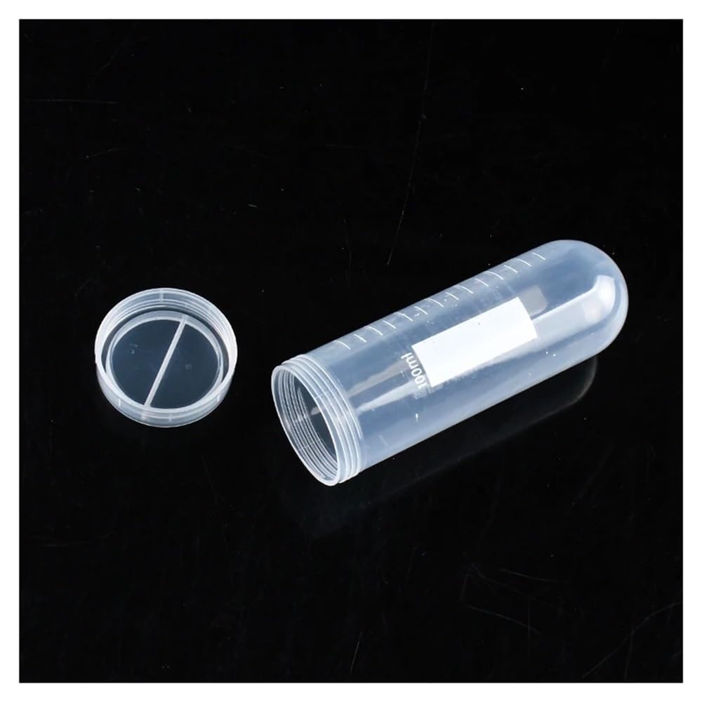 30 / PK Provette for centrifuga in plastica da 38 mm con scala trasparente Provetta 100 ml tappo a vite Diametro del tubo graduato Attrezzature da laboratorio