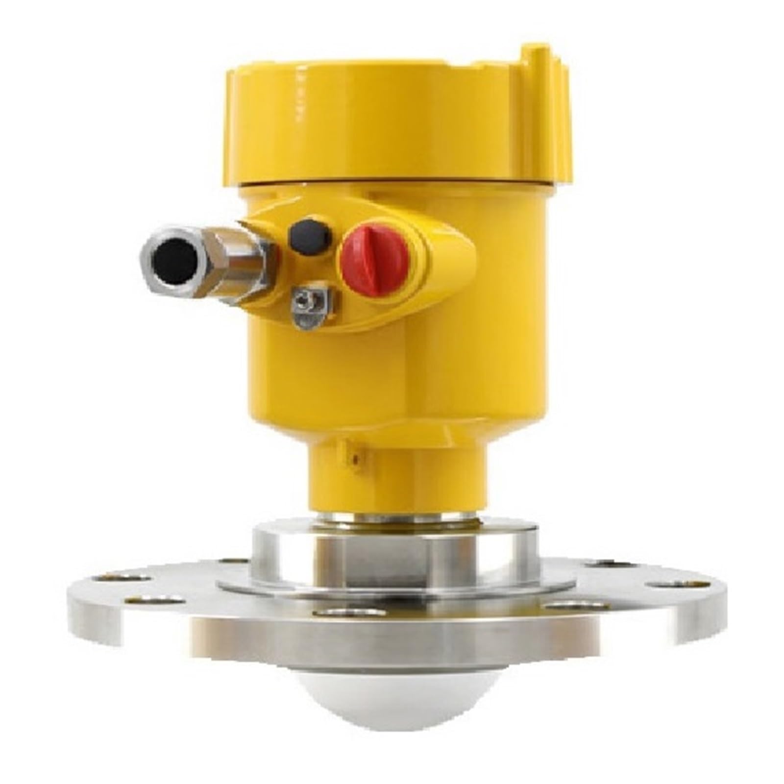 QfUxYYSLD Radar Level Meter High Frequency Material Level Meter River Radar Level Sensor Acid and Alkaline Radar Level Meter(DN50 24VDC)