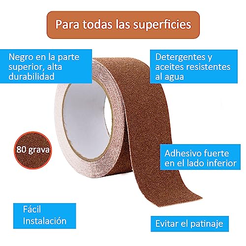 Cinta antiderrapante para escaleras 18 antiderrapante para escaleras home depot marca POGEPE (3)