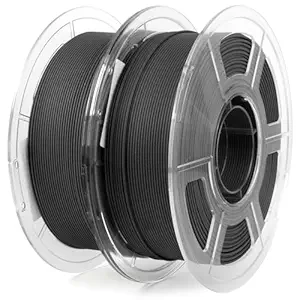 iSANGHU 2Pack Rapid Matte PLA Plus 3D Printer Filament 1.75mm, High Speed PLA+ Filament for Fast Printing with 30-600mm/s-High Flow/Clog-Free/Matte Finish-Fit Most FDM 3D Printers, 1KG*2/Black+Black