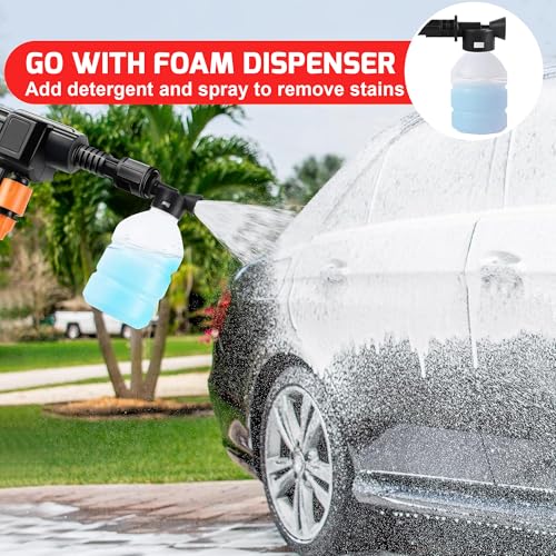 Image of Kapicon KP-RBPW Cordless Pressure Washer 48V 12000mAh | 80 Bar Portable Car Washer | Rechargeable Battery High Pressure Cleaner with Spray Gun for Car, Bike & Home Cleaning