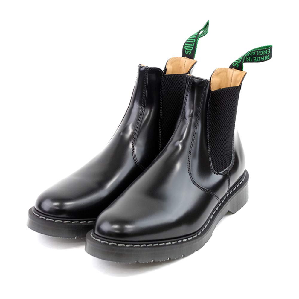 SOLOVAIR サイドゴアブーツ ブラック レザー SOLOVAIR ブーツ (ソロヴェアー/ソロベアー) / サイドゴアブーツ