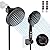 Filtered Shower Head with Handheld Spray Combo, High Pressure Rain Shower Heads with 10 Spray Modes, Double Shower Head for Hard Water, Detachable Showerhead with 78 Inch Hose, Black