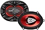 BOSS Audio Systems CH5730 Car Speakers - 300 Watts of Power Per Pair and 150 Watts Each, 5 x 7 Inch, Full Range, 3 Way, Sold in Pairs, Easy Mounting