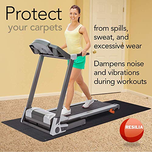 image for Resilia Heavy-Duty Carpet Protection Mat with Grippers-for Exercise Eq