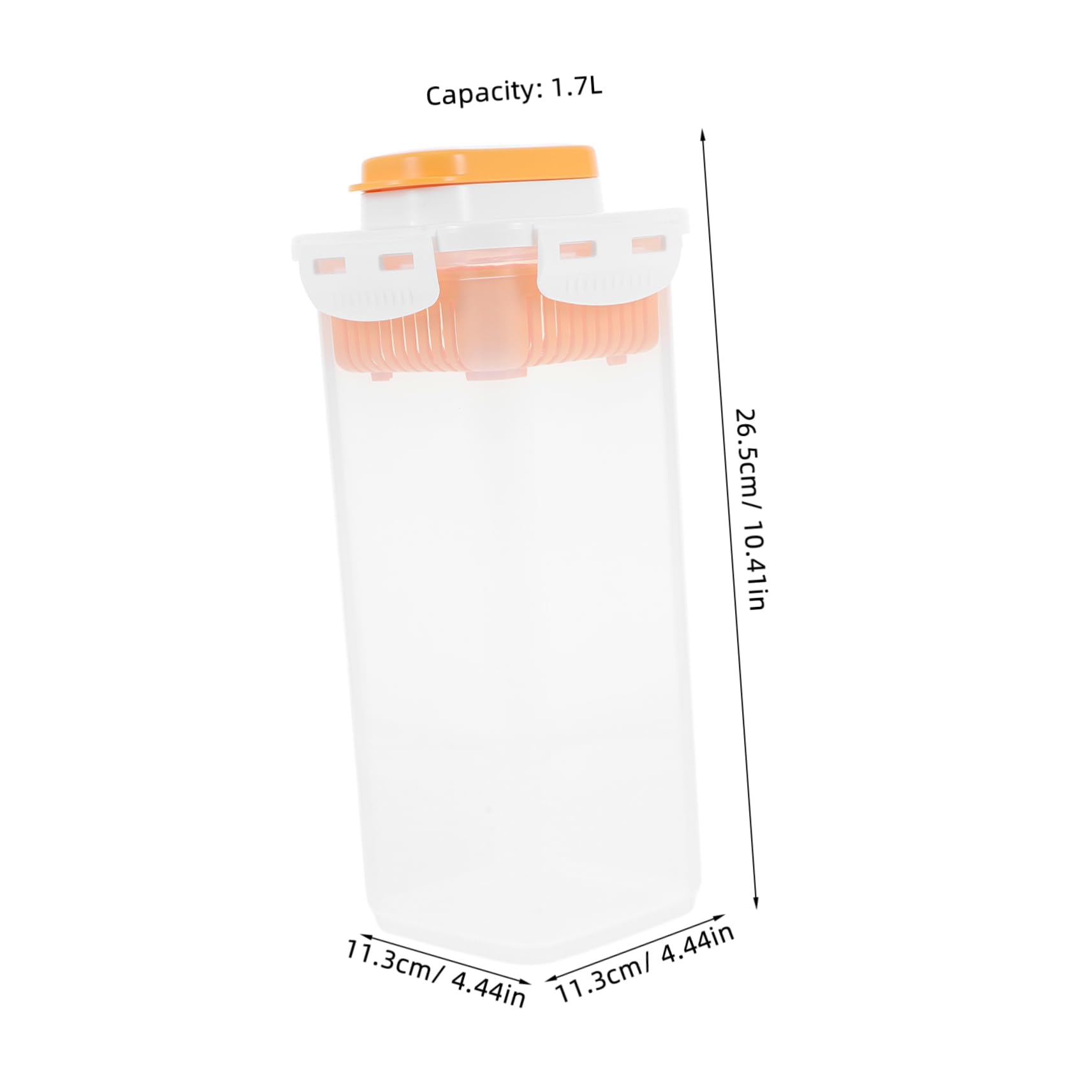 Garneck Dog Treat Storage Bucket 1.7l Air Sealed Pet Food Container Versatile Dog Food Storage Organizer Pet Toy Basket