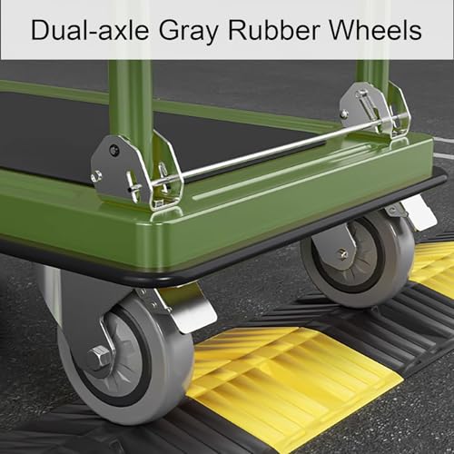 Carretilla plegable con ruedas 360° para uso diverso miniatura 5